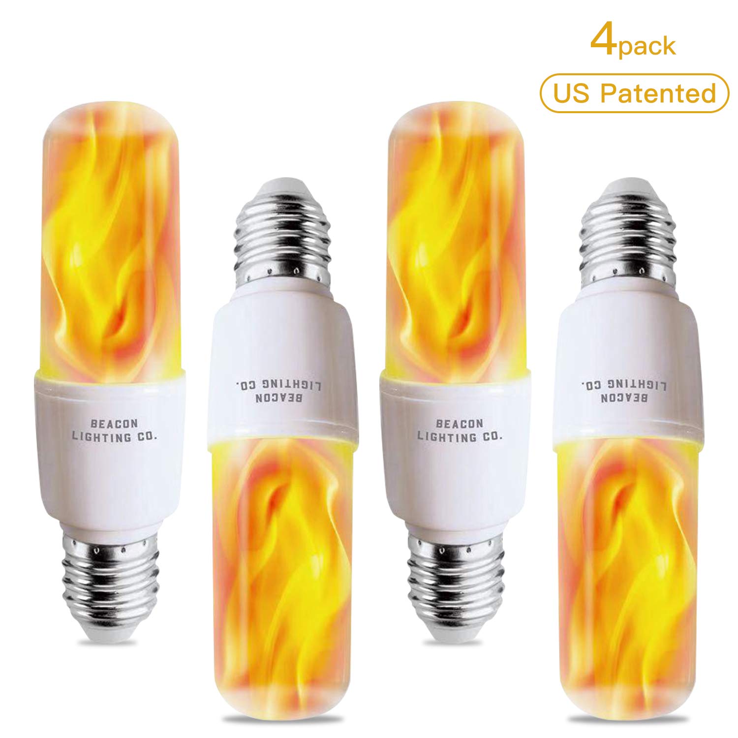 4 Pack Flame Light Bulbs