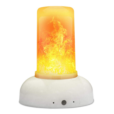 LED Flame Effect Light With Timer and Remote - Abamericabrand