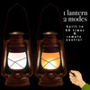 (100 PCS) 2 Modes Vintage Flame Lantern With Timer and Remote - Abamericabrand