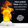 LED Flame Effect Light With Timer and Remote - Abamericabrand