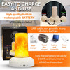 LED Flame Effect Light With Timer and Remote - Abamericabrand