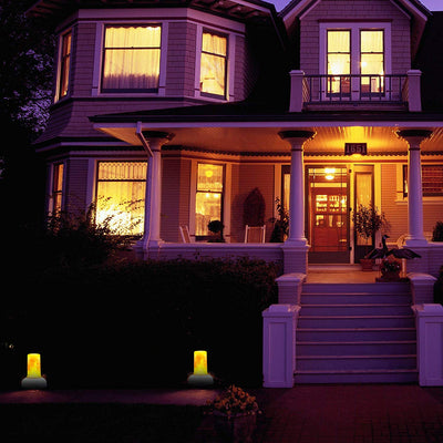 LED Flame Effect Light With Timer and Remote - Abamericabrand