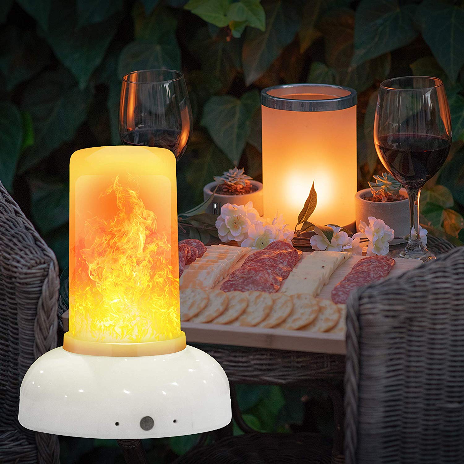 Latest Edition LED Flame Effect Light With Timer and Remote