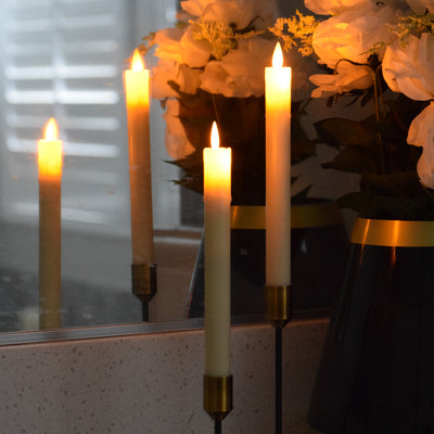(100 Pcs) Taper LED Candles Pack 4 - Abamericabrand
